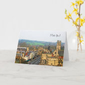 Carte Vue fantastique, Oxford, Angleterre, High Street # (Fleur jaune)
