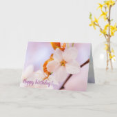 Carte Vue Frontale De La Fleur Sakura Au Printemps (Fleur jaune)