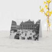 Carte Vue générale du théatre de l'opéra de Paris (Fleur jaune)