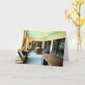 Carte Vue intérieure (Fleur jaune)