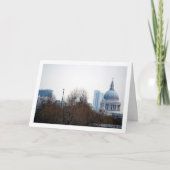 Carte Vue lointaine de la cathédrale Saint-Paul de Londr (Devant)