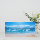 Carte Vue Océan tropical (Debout devant)