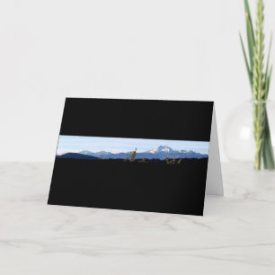 Carte Vue panoramique des montagnes olympiques, Washingt