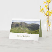 Carte Vue panoramique du col Glencoe Mountain (Fleur jaune)