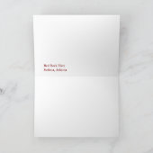 Carte Vue rouge de roche (Intérieur)