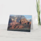 Carte Vue rouge de roche (Devant)
