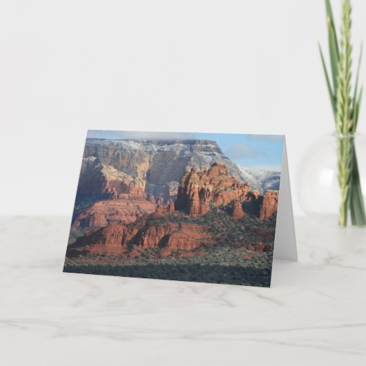 Carte Vue rouge de roche (Devant)