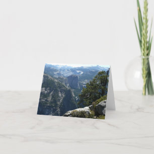 Carte Vue sur la montagne Yosemite dans le parc national