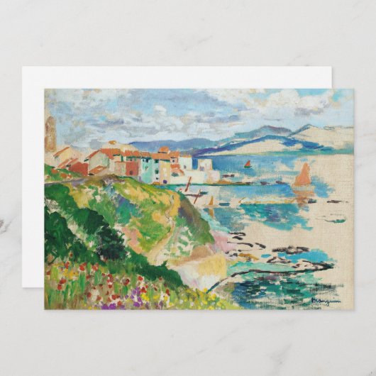 Carte Vue Sur La Ponche, Saint-Tropez | Henri Manguin (Devant / Derrière)