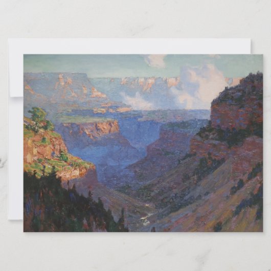 Carte Vue sur le Grand Canyon (par E.H. Potthast) (Devant)