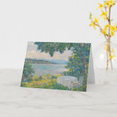 Carte Vue sur le lac Starnberg | Edward Cucuel (Fleur jaune)
