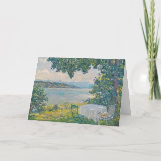 Carte Vue sur le lac Starnberg | Edward Cucuel (Devant)