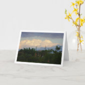 Carte Vue sur le monastère de San Miguel, Valence, Espag (Fleur jaune)