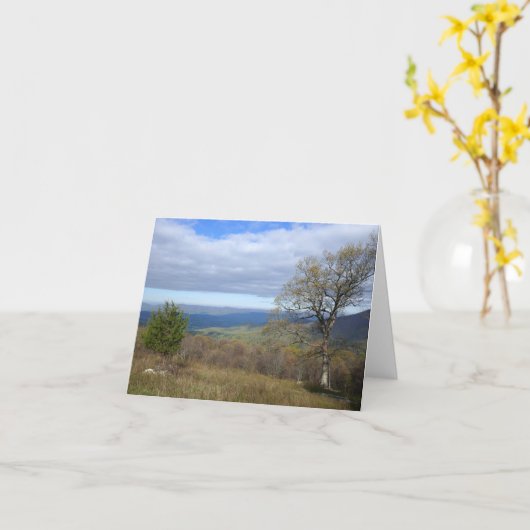 Carte Vue sur les écarts de Thornton au printemps (Fleur jaune)