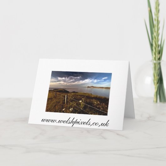 Carte Vue sur Snowdonia (Dos)