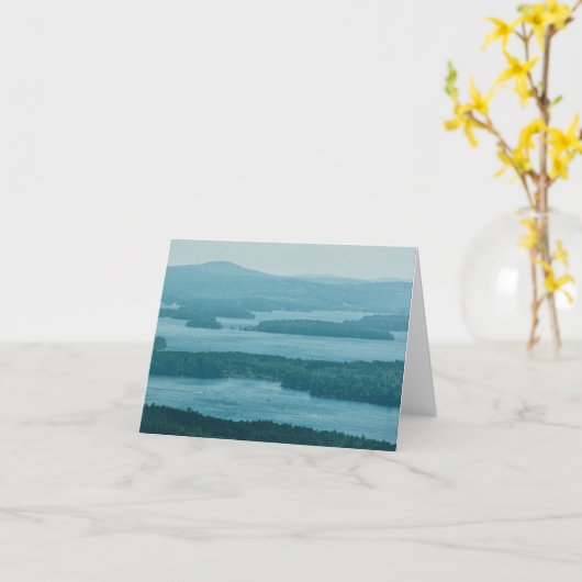 Carte Vue sur Winnipesaukee (Fleur jaune)