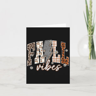 Carte Vues Automne Fleur de foudre Thanksgiving Automne