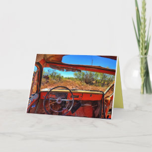 Carte Vues de voiture d'anniversaire 1