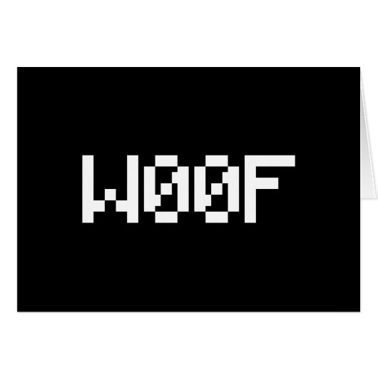 Carte W00F [Sons animaux de léopards] (Devant horizontal)