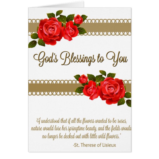 Carte w/scripture de bouquet spirituel de roses (Devant)