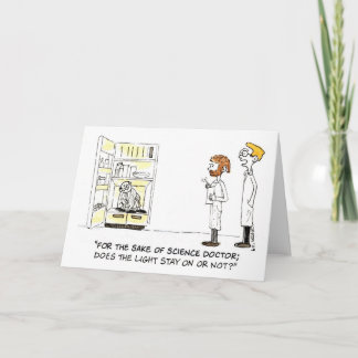 Carte Wacky Scientist (greeting Card)