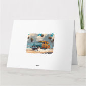 Carte Wagon classique en bois (Dos)