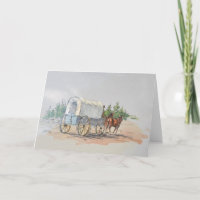 WAGON COUVERT par SHARON SHARPE