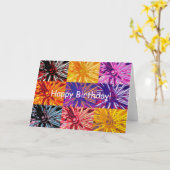 CARTE WAGON WHEEL (Fleur jaune)