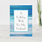 Carte Wagues aquarelle (Devant)