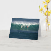 Carte Waimea Bay Hawaii (Fleur jaune)
