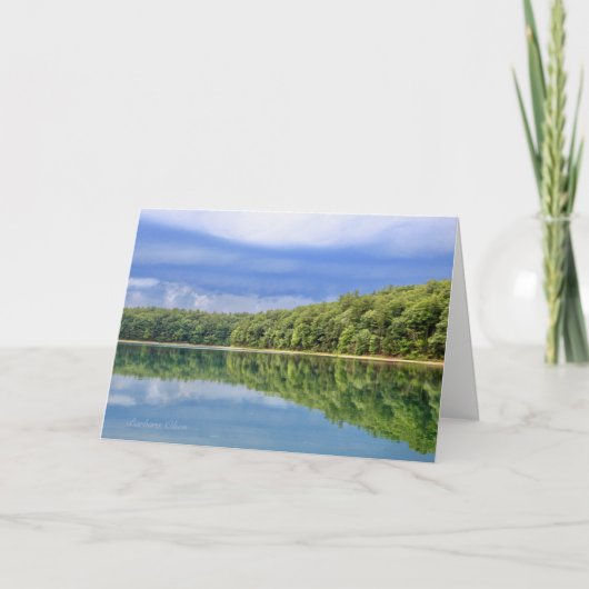 Carte Walden Pond, cité par Henry D. Thoreau : (Devant)