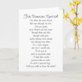 Carte "Walk Down the Aisle" (Fleur jaune)