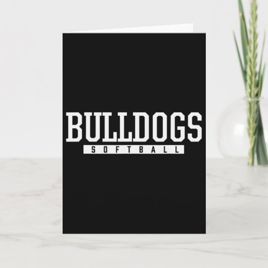 Carte Waller Bulldogs Softll Hs (Devant)