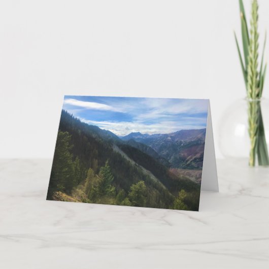 Carte Wallowa mountains (Devant)