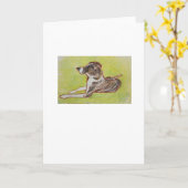 Carte Wally, l'ami de Bassie (Fleur jaune)