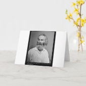 Carte Walt Whitman Joy With You Love Citer des Mugs Tee  (Fleur jaune)