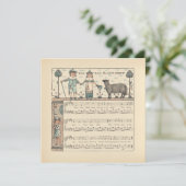 Carte Walter Crane Baa Baa Mouton Noir Comptine (Debout devant)