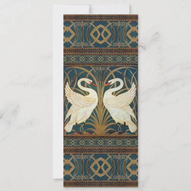 Carte Walter Crane Swan (Devant)