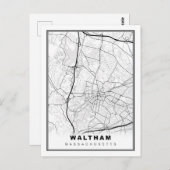 Carte Waltham (Devant / Derrière)