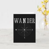 Carte Wander Comp Randonnée Camping Aventure (Fleur jaune)