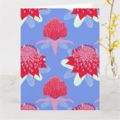 Carte Waratah (Fleur jaune)