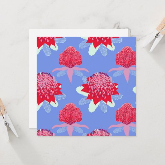 Carte Waratah (Devant/Arrière en situation)