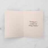 Carte Warm Wishes Cocoa Snowflake Christmas (Intérieur)