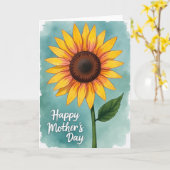 Carte Warmest Mothers Day Bloom Card (Fleur jaune)