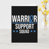 Carte Warrior Support Squad Diabetes Awareness  (Fleur jaune)