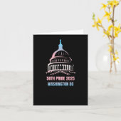 Carte Washington Dc Pride 2025 (Fleur jaune)