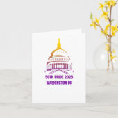Carte Washington Dc Pride 20253 (Fleur jaune)