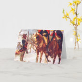 Carte Washington Et Lafayette À Valley Forge (Fleur jaune)