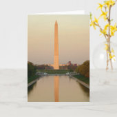 Carte Washington Monument (Fleur jaune)