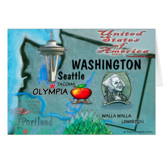 Carte Washington USA